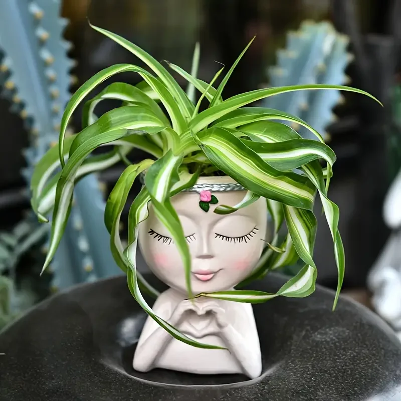 Heart‑Handed Girl Resin Succul - Echeveria Succulent ulasan dan harga