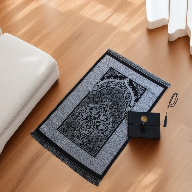 3pcs/set Muslim Prayer Mat Set - Maranta Prayer Plant ulasan dan harga